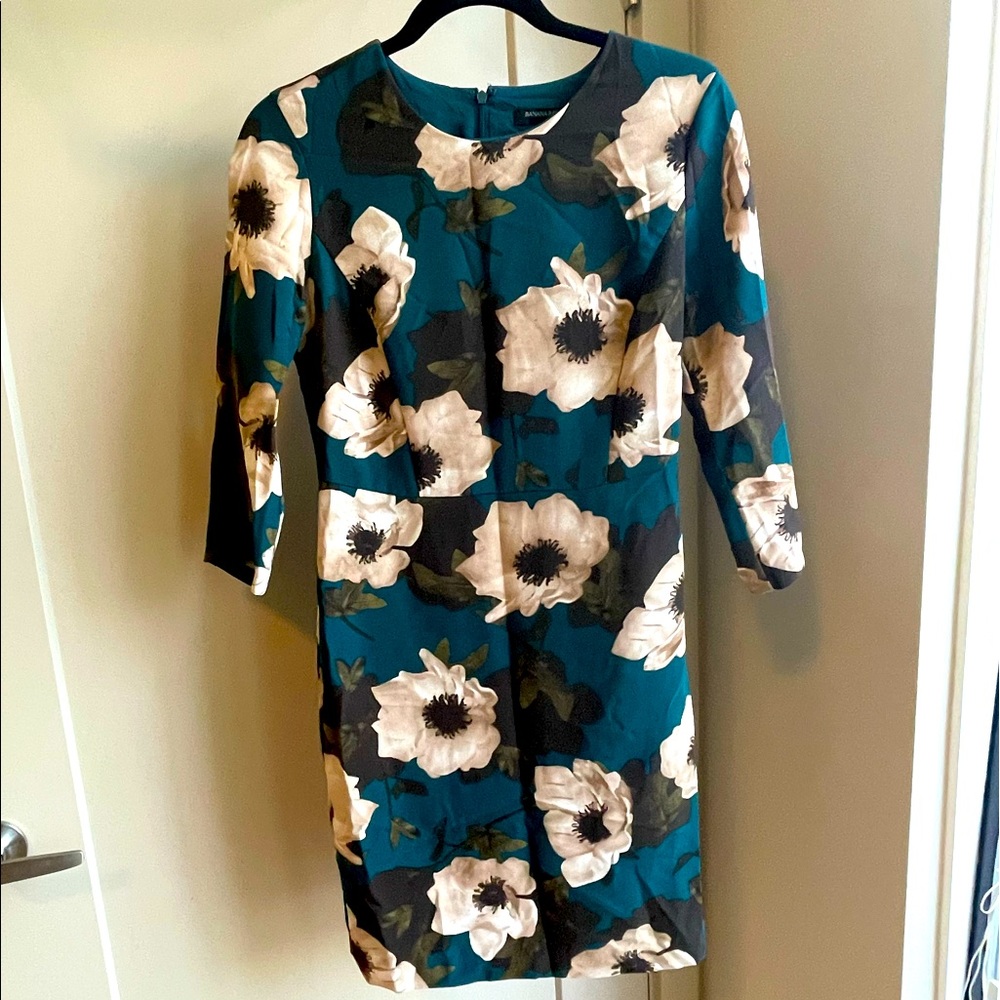Sheath floral dress from banana republic